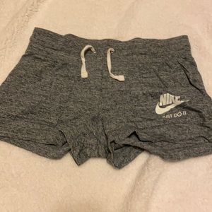 Gray Nike shorts with pocket